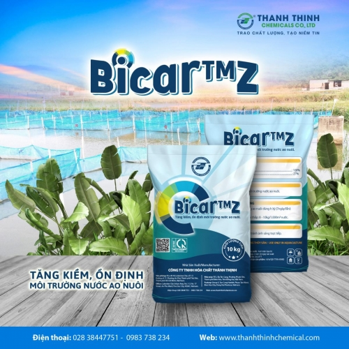 BICAR Z - Tăng kiềm nước ao nuôi, ổn định môi trường nước